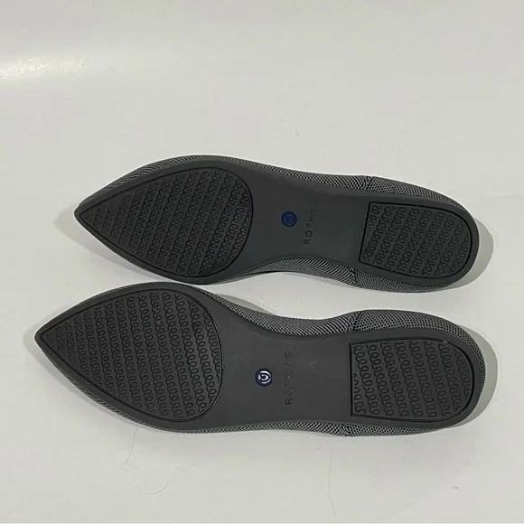 Rothy's The Point Cloud Grey 8.5 Womens Flats Retired Color - Picture 9 of 13